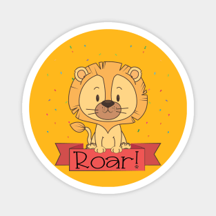 Roar!  Lion Magnet